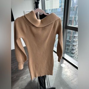 Tan Sweater Dress